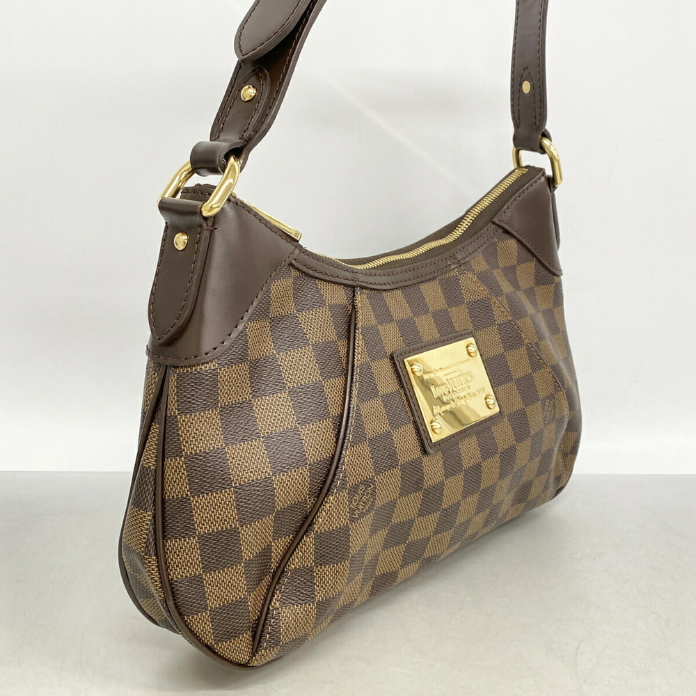 LOUIS VUITTON Authentic Brown Damier Shoulder Bag - Picture 2 of 10